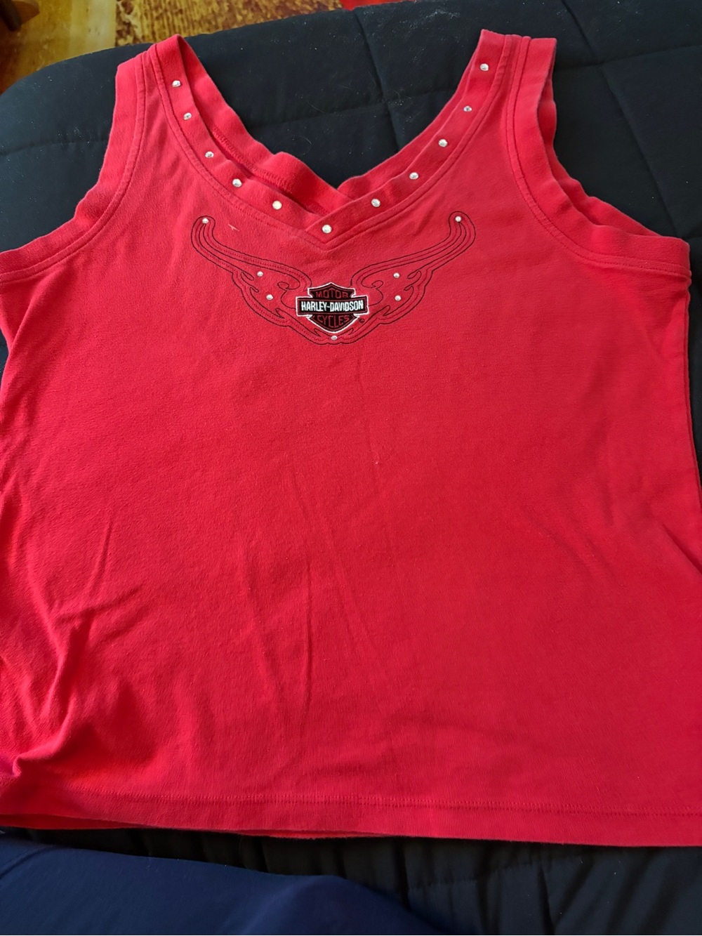 Harley Davidson sleeveless top - Picture 4 of 4